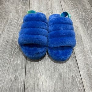 Ugg Fluff Yeah Quilted Shearling Slingback Slippers, Kids